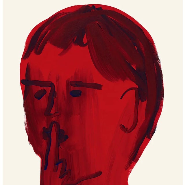 David Shrigley SHHH Lithograph Poster, 2023 For Sale - Image 6 of 6