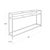 Traditional Regina Andrew Echelon Console Table, Natural Brass For Sale - Image 3 of 4