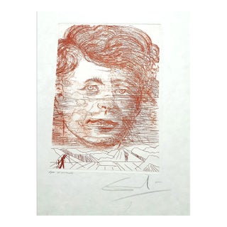 Salvador Dali, John Kennedy, 1968, Etching For Sale