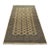 Bokhara Rug 5’2” X 8′ Beige Wool Tribal Hand-Knotted Oriental Carpet For Sale
