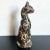 Ceramic Mid Century Ceramic Cat With Foliage Patterned Finish For Sale - Image 7 of 9