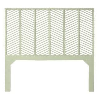 Liam Headboard Double - Celery Green For Sale