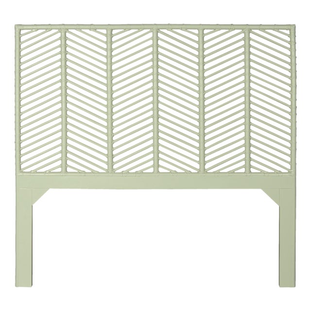 Liam Headboard Double - Celery Green For Sale