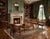 Late 20th Century Louis XVI Carved Oak & Cane Barrel-Back Armchairs With Leopard Upholstery-Set of 6 For Sale - Image 5 of 13