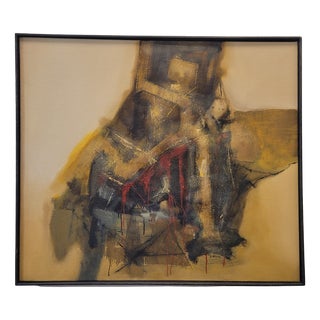 Andrés Mende, H5 Abstract Informalist Artwork, 2017, Oil on Canvas For Sale