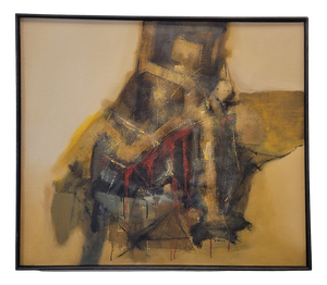 Andrés Mende, H5 Abstract Informalist Artwork, 2017, Oil on Canvas
