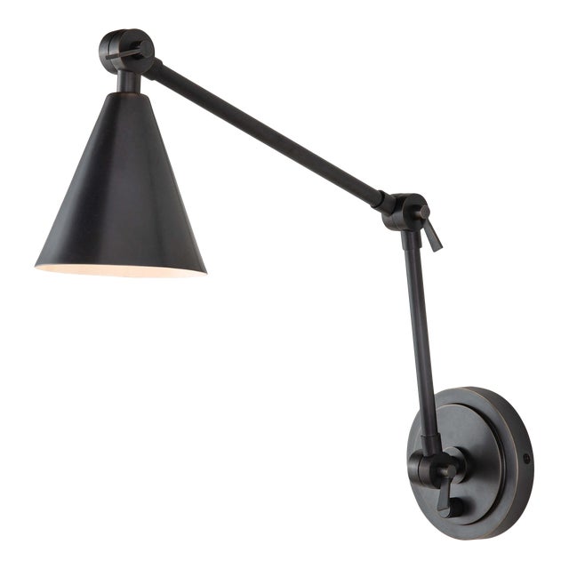 Regina Andrew Sal Task Sconce in Oil Rubbed Bronze For Sale