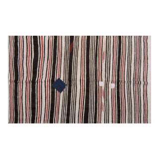 Vintage Turkish Anatolian Hand Knotted Wool/Hemp Rug, 5'4''x9'1'' For Sale