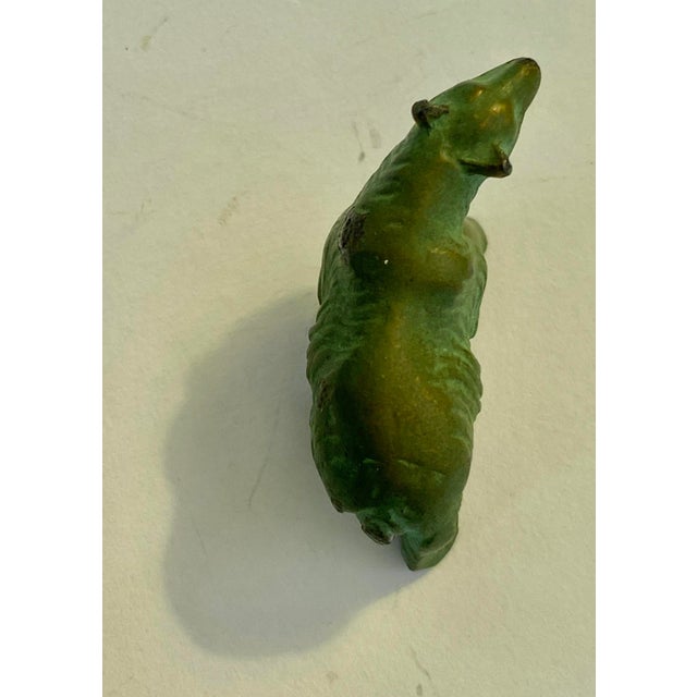 Tiny 2 inch Verdigris Solid Bronze Traveling Bear The perfect size for a tiny surprise next to your latest read. This...
