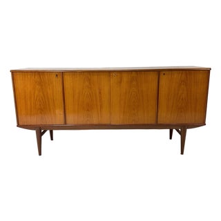 1960's Mid Century Scandinavian Teak Credenza For Sale
