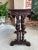 Wood Antique French Console Side Table Renaissance Petite Gothic Carved Oak C1880 For Sale - Image 7 of 12