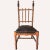 French Bobbin Wood Turned Barley Twist and Leather Chair, 1850s For Sale - Image 12 of 14