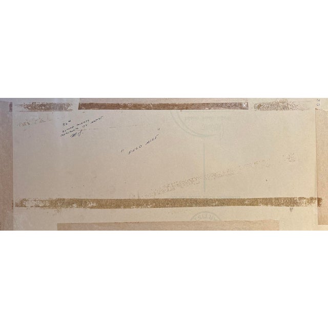 Paper 'Field Mice', American School Realist Landscape For Sale - Image 7 of 8