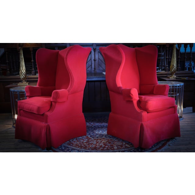 Hepplewhite Style Highback Wingback Armchairs from Polo Ralph Lauren, 1987 For Sale - Image 11 of 18
