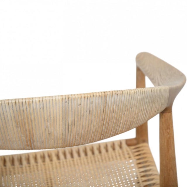 JH501 The Chair in Oak and Wicker by Hans Wegner, 1960s For Sale - Image 10 of 16