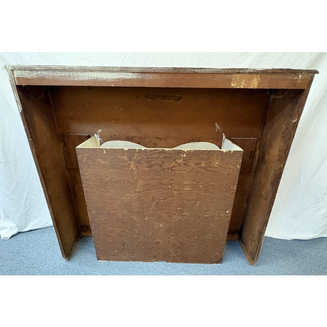 Architectural Salvage Antique French Fireplace Mantel With Cherub and Foliate Details For Sale - Image 14 of 18