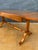 Spanish Drop-Leaf Writing Table with Leather Top, Mid-20th Century For Sale - Image 9 of 10