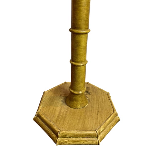 Metal Mid 20th Century Bamboo Parrot Floor Lamp For Sale - Image 7 of 9
