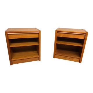 Jesper Danish Teak Nightstands Pair For Sale