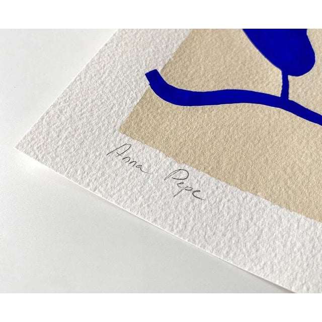 Contemporary Abstract Gouache Original Painting For Sale - Image 4 of 4