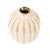 Finished in a smooth cream glaze and detailed with striking metallic gold accents, this vase brings a modern sense of...