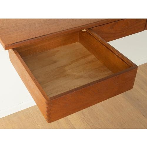Brown Wall Shelf by Sven Ellekaer for Albert Hansen, 1960s For Sale - Image 8 of 13