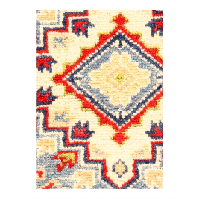 Original Super Kazak Rug. Handmade Hand-knotted,Very Practical for High Traffic,Hand-Spun Lamb's Wool on a Cotton...