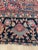 1920s Majestic Navy & Pink Antique Persian Ferehan Sarouk - 9′10″ × 12′11″ For Sale - Image 5 of 13
