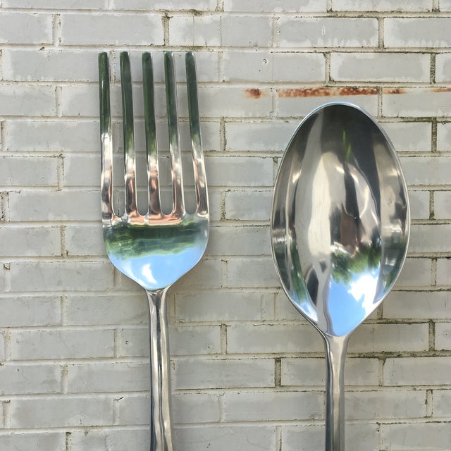 INDI: Giant Fork And Spoon Wall Art