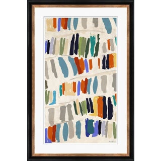 Library, Blue By Dana Gibson, Framed Art Print For Sale