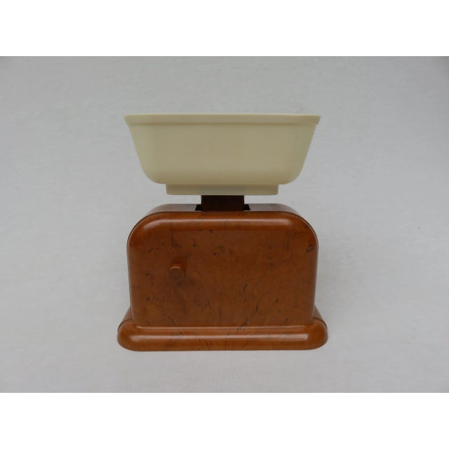 Vintage Bakelite and Celluloid Kitchen Scales from Dr. Oetker, 1930s For Sale - Image 4 of 9