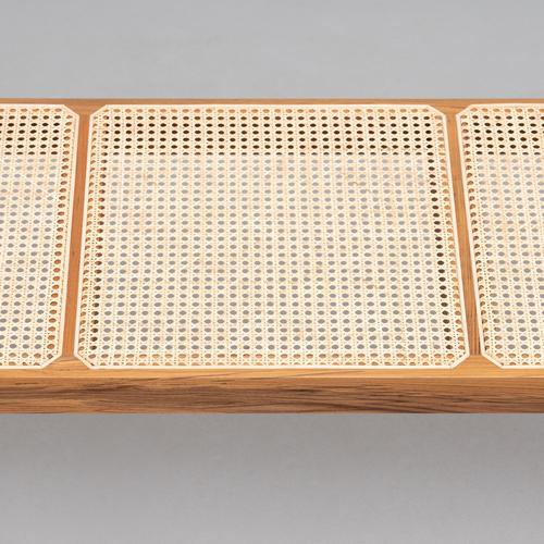 Not Yet Made - Made To Order 057 Civil Bench in Wood and Woven Viennese Cane by Pierre Jeanneret for Cassina For Sale - Image 5 of 18