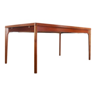Long Teak Extension Dining Table / Conference Table by Vejle Stole & Mobelfabrik, Denmark For Sale