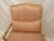 Vintage Mid Century Chevron Upholstered Chair For Sale - Image 4 of 5