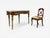 Guillaume Grohé, Louis XVI Style, Bean Shaped Desk and Desk Chair, Mahogany, Leather, Bronze, France, 19th c. A superb...