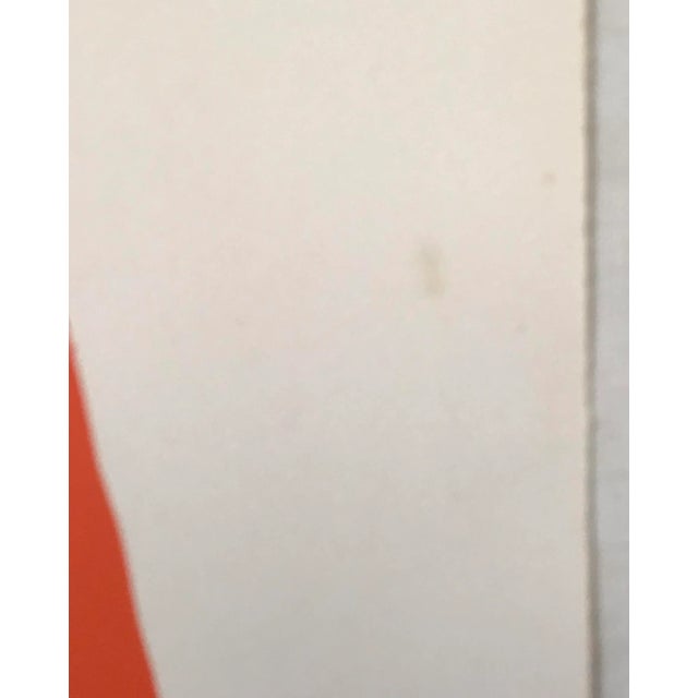 1970s Mid Century Italian Limited Edition Lithograph Signed by Italian Modernist Artist Remo Brindisi For Sale - Image 5 of 5