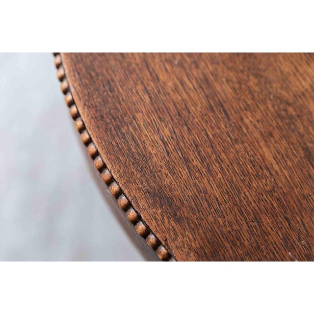 Brown Amsterdamse School Side Table, 1920s For Sale - Image 8 of 14