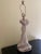 1970s John Dickinson Style Trompe l'Oeil Draped Plaster Table Lamp For Sale In South Bend - Image 6 of 11