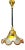 Murano Glass Tulip Pendant Light, 1960s For Sale