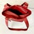 1996 Vintage Boho Chic Coach Soho Lafayette Red Leather Tote, F6h-4140. For Sale - Image 13 of 13