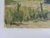 Vintage 1989 oil on paper landscape painting with old farmhouse. Signed E Hernandez lower left. Unframed, tape remains on...