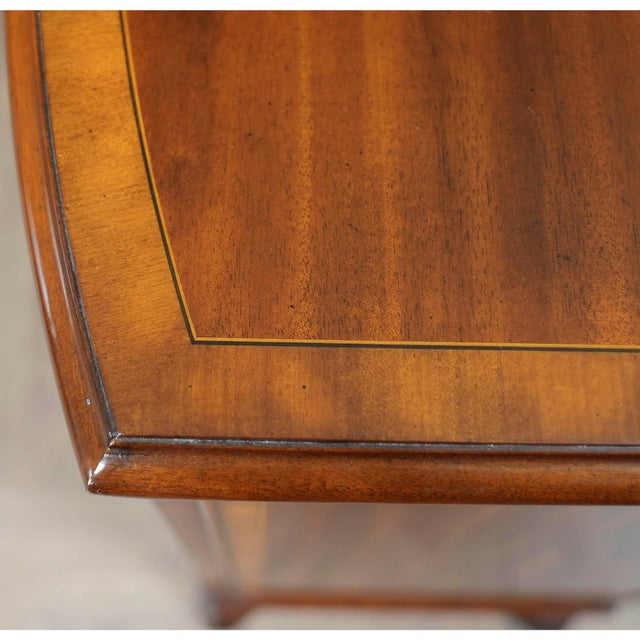 Nvin0620 Vintage Maitland Smith Banded Chest of Drawers For Sale - Image 17 of 18