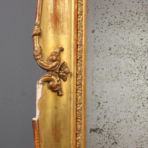 Wooden and Pastiglia Mirror, 1850s For Sale - Image 5 of 10