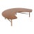 Large Vintage Mid Century "Crescent" Coffee Table by Greta Grossman For Sale