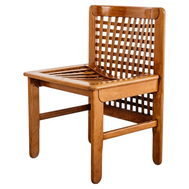 Transenna Chair attributed to Titina Ammannati & Giampiero Vitelli for Pozzi & Verga, 1970s For Sale - Image 10 of 10