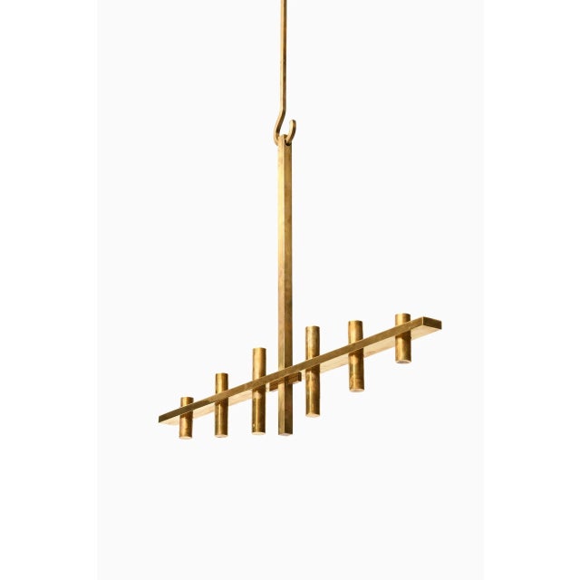 1960s Hanging Candlesbra in the style of Hans-Agne Jakobsson For Sale - Image 5 of 7