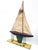 c.1921 Antique Monumental 45" Pond Boat / Yacht Inc. Folk Art Stand For Sale - Image 4 of 12