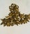 Vintage Italian wall decor gilded floral bracket.