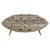 Wood Sculptural Sofa in Beech and Zebra-Pattern Fabric attributed to Folke Jansson, 1950s For Sale - Image 7 of 7