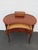 French Early 1900s Kidney Shape Carved Inlaid Small Writing Desk 6620 For Sale - Image 15 of 16